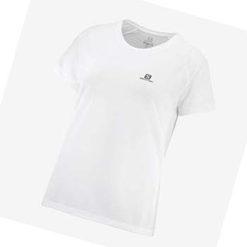 Camiseta Salomon CROSS REBEL Mujer Blancos | MX 2573VRW